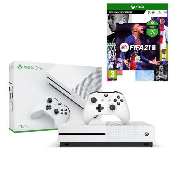 קונסולת וואן Xbox One S 1TB פלוס פיפא גירסא מיוחדת 2021 ועוד משחק מתנה