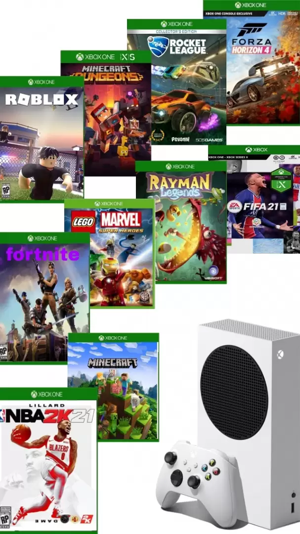 Xbox Series S פלוס 200 משחקים ומנוי לייב שנה