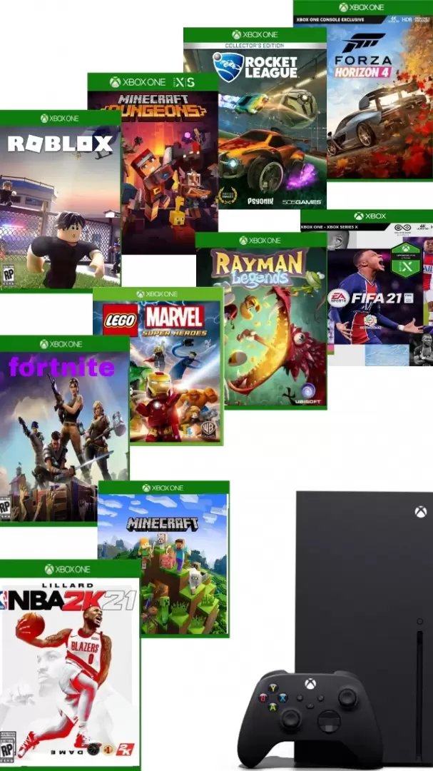 Xbox Series X 1TB אקס בוקס סדרה איקס עם 10 משחקים להיטים חבילת גיימרים !!!